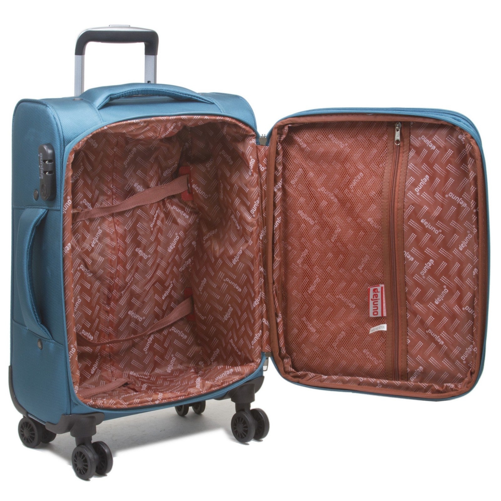 Dejuno Twilight Lightweight Nylon 3-Piece Spinner Luggage Set