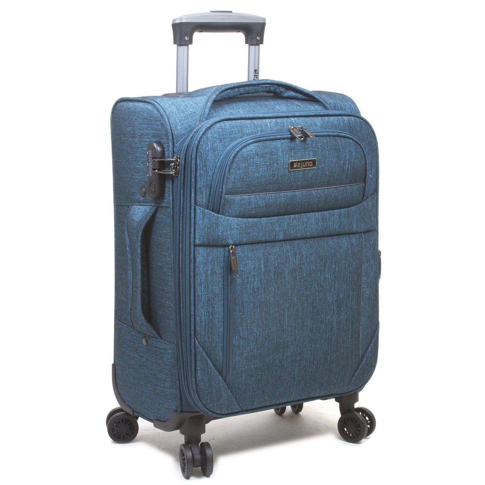 Dejuno Aurora Lightweight Denim 3-Piece Spinner Luggage Set