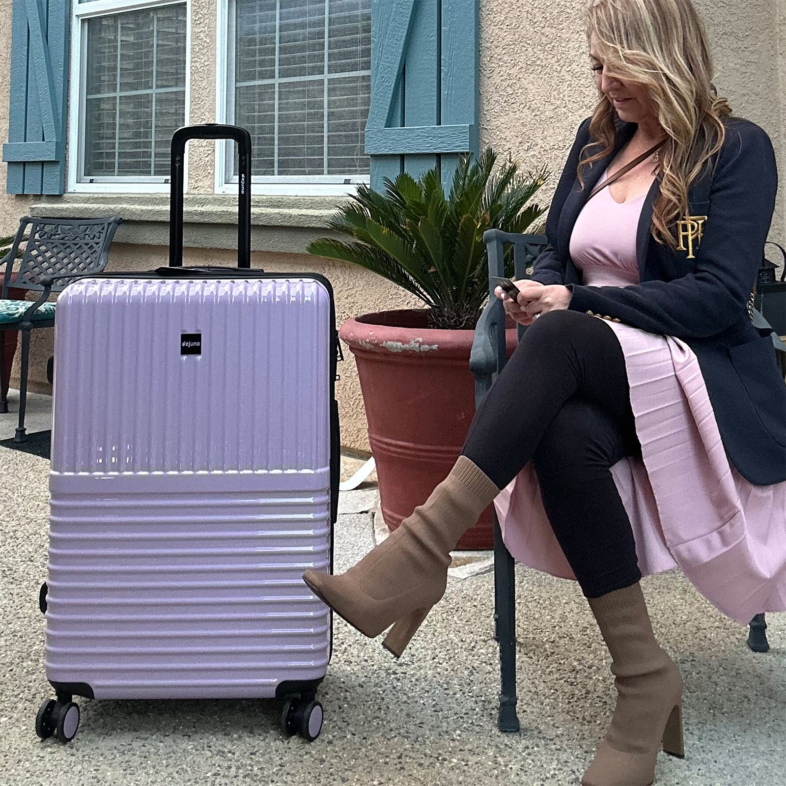 World Traveler Dejuno Tonal 28" Hardside Spinner Suitcase