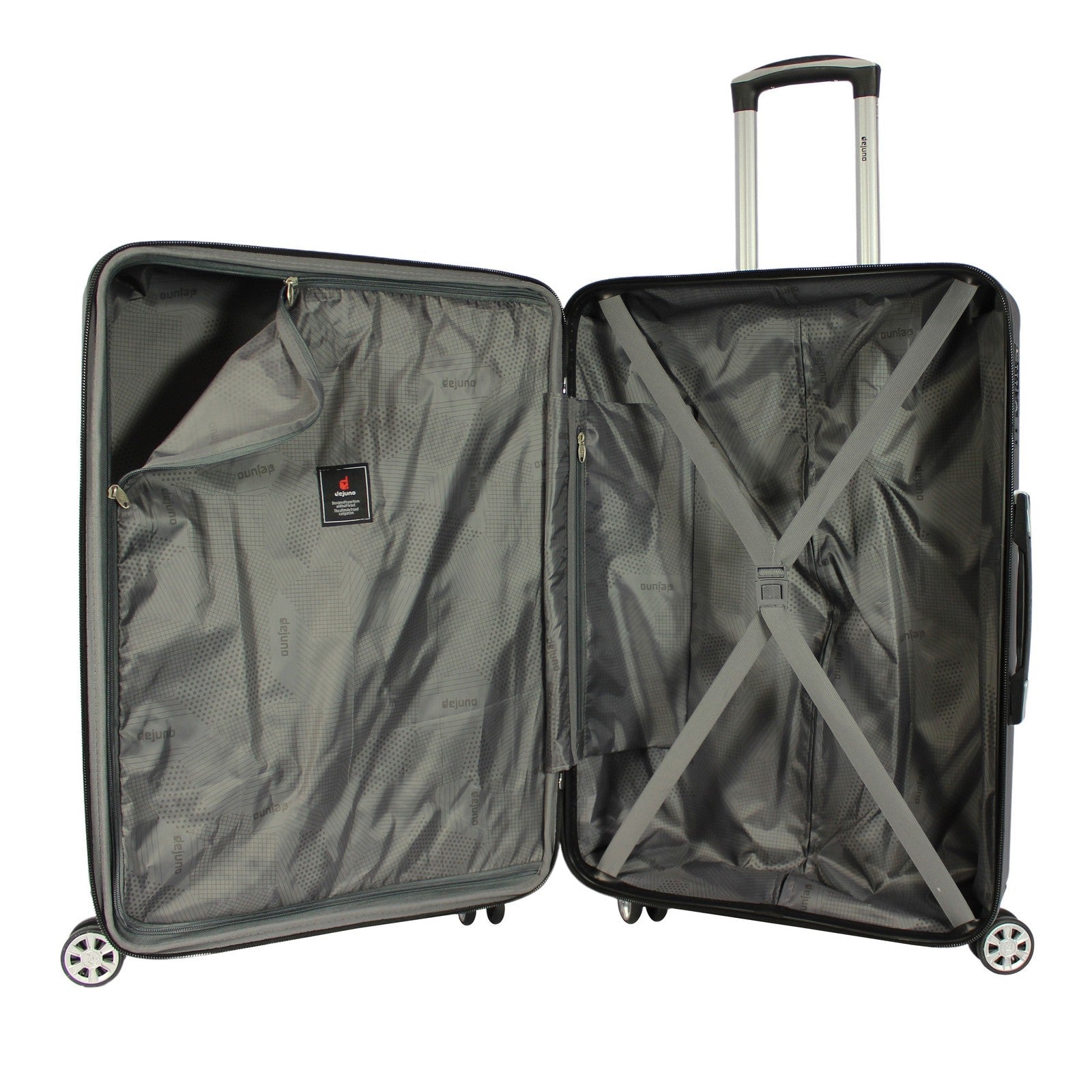 Dejuno Tutin 3-Piece Hardside Spinner Luggage Set With TSA Lock