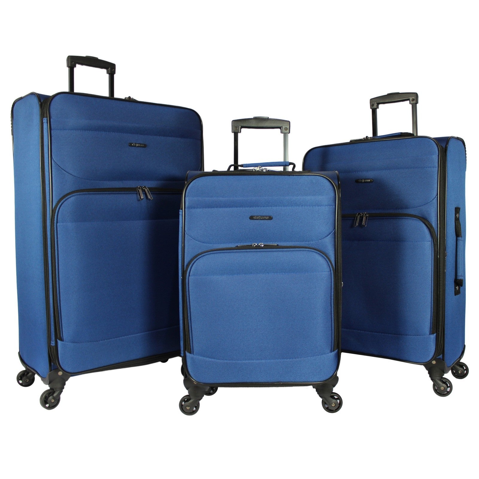 Dejuno Lisbon 3-Piece Lightweight Expandable Spinner Luggage Set