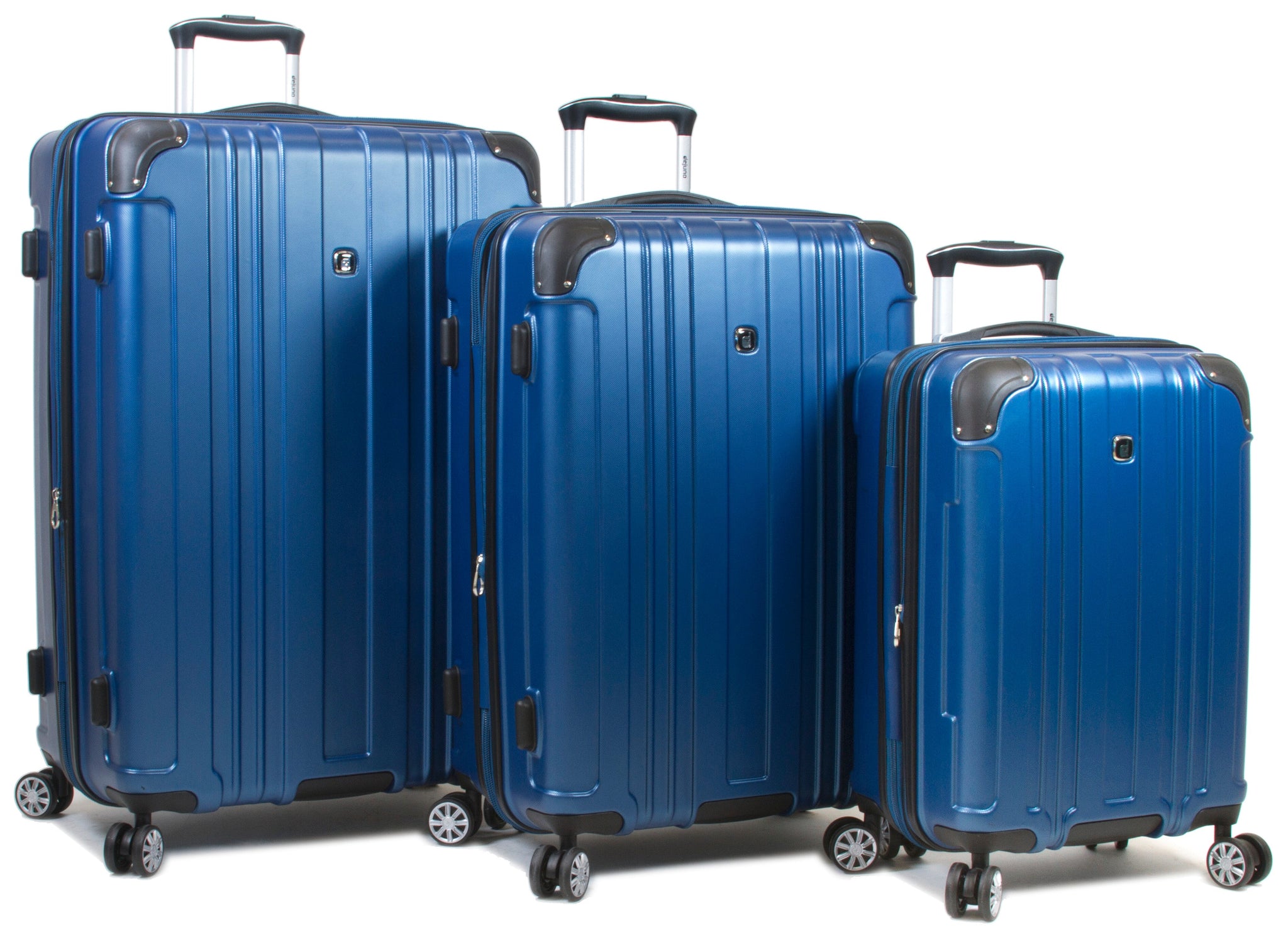 Dejuno Kingsley 3-Piece Hardside Spinner Luggage Set With TSA Lock