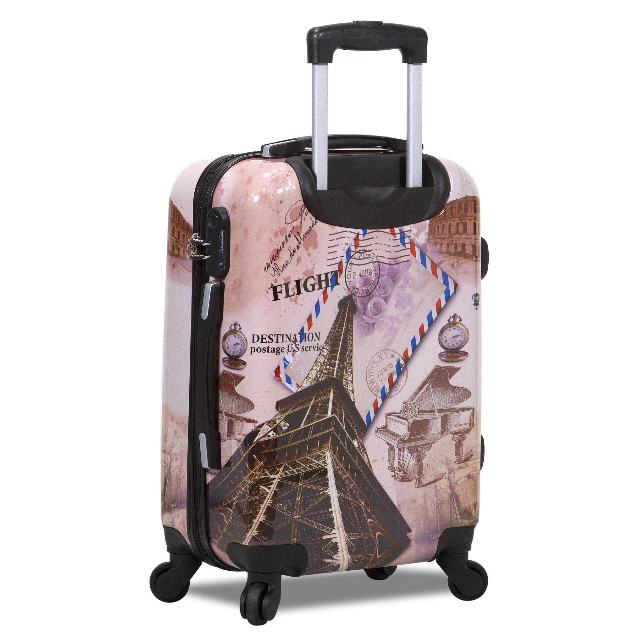 World Traveler Paris Collection 3-Piece Hardside Spinner Luggage Set