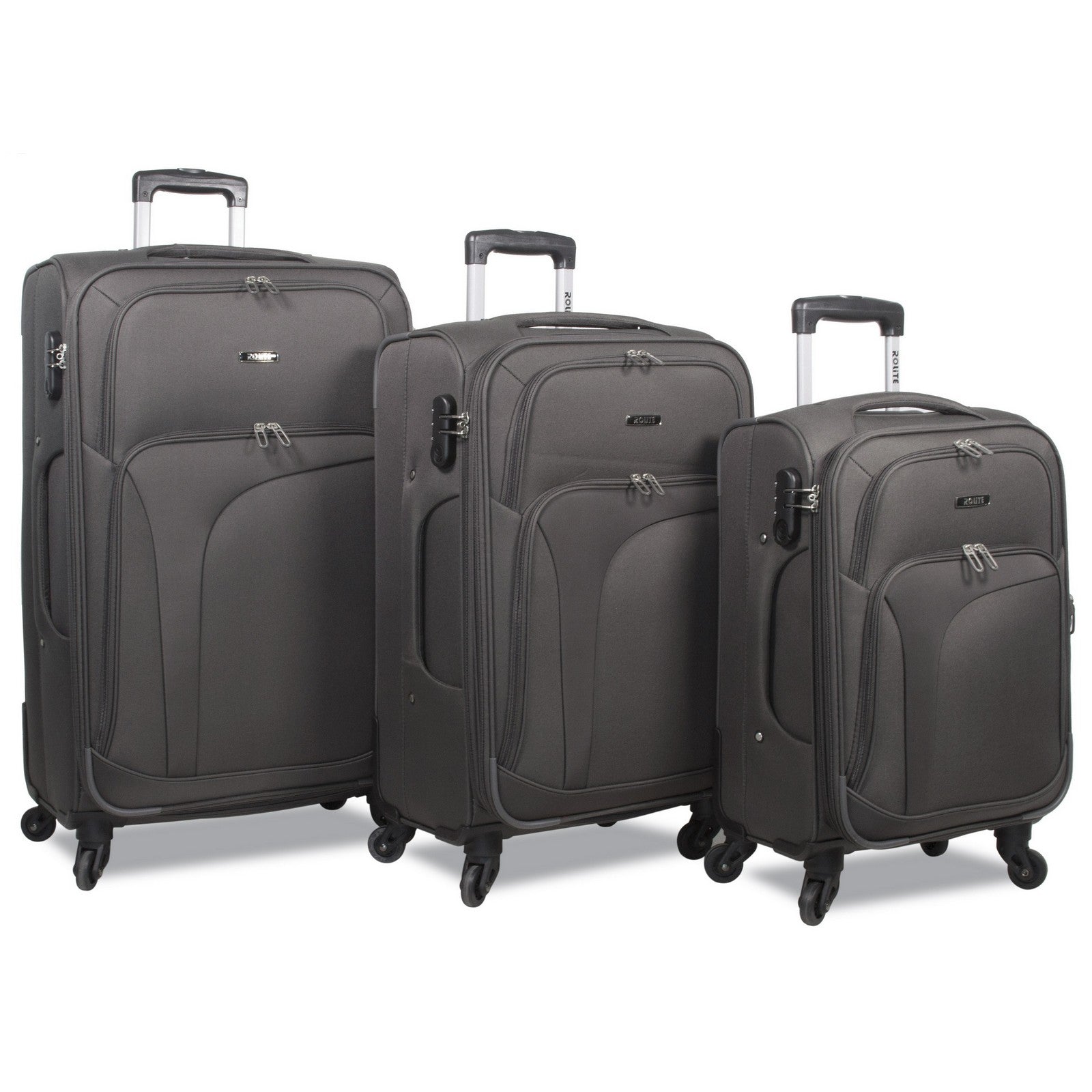 Rolite Rover 3-Piece Spinner Expandable Luggage Set