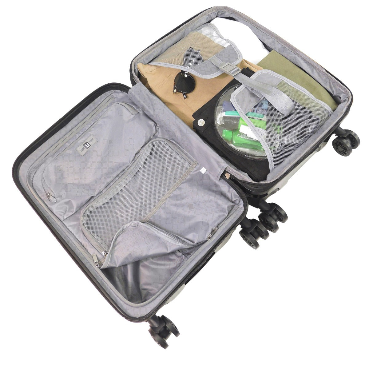 Ful Velocity Expandable Hardside Spinner 3 Pcs Set, Black