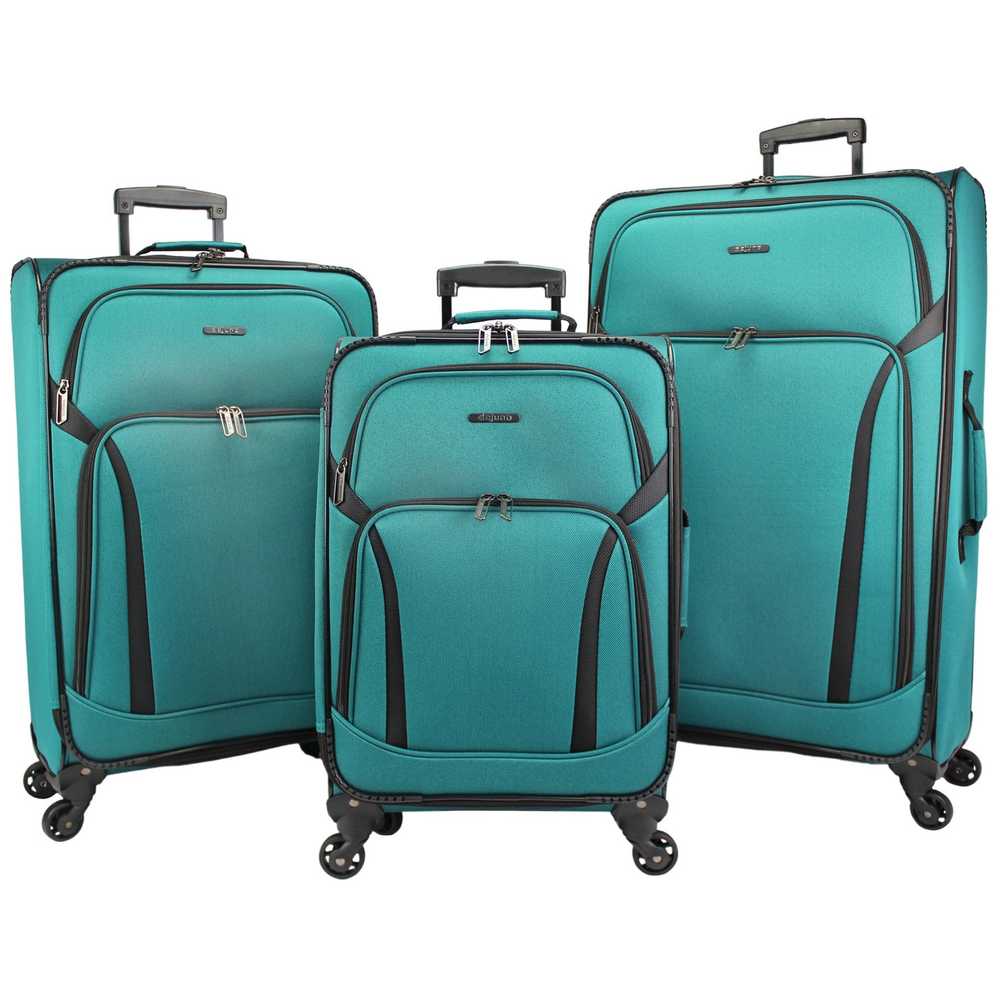 Dejuno Oslo 3-Piece Lightweight Expandable Spinner Luggage Set