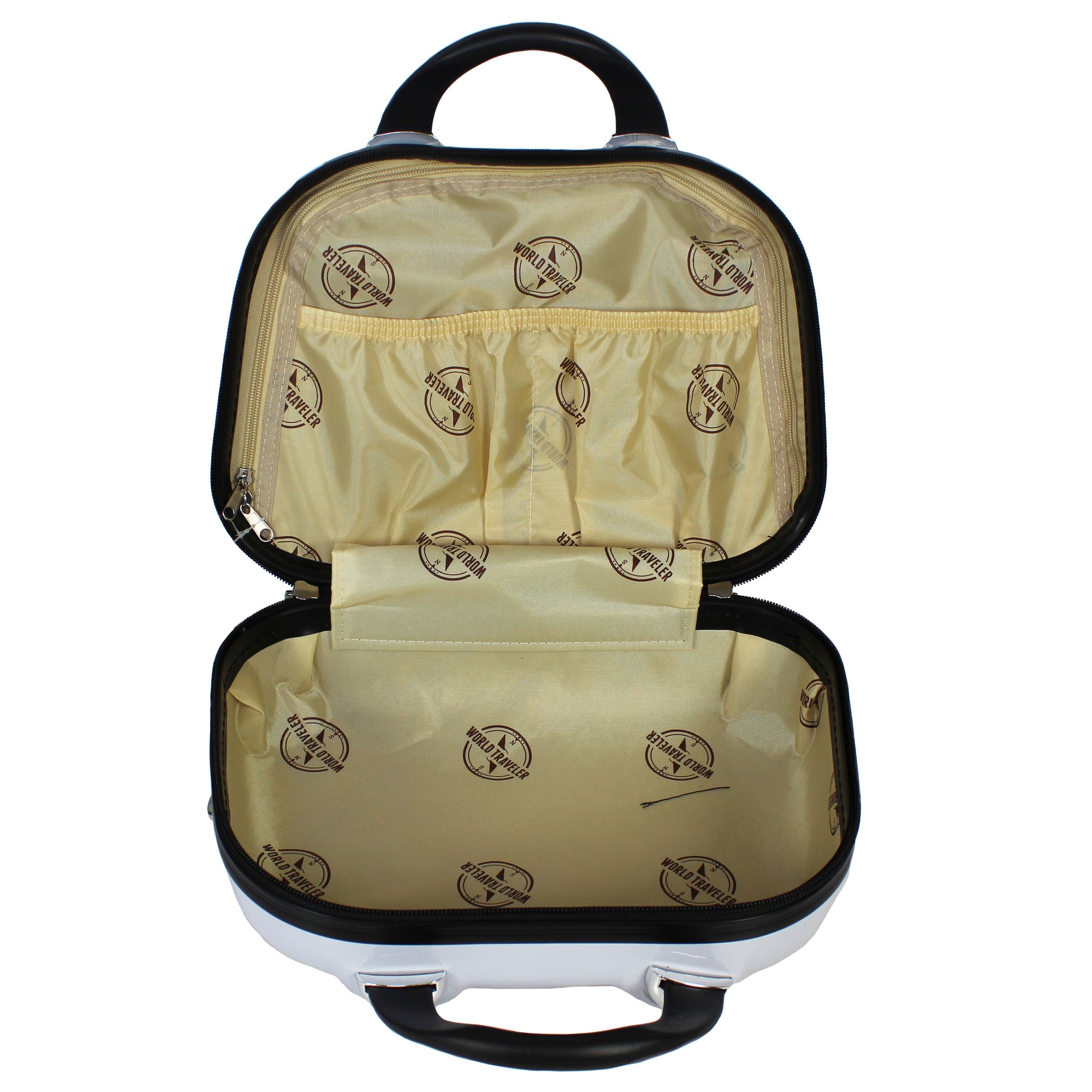 World Traveler Butterfly 2-piece Hardside Carry-on Spinner Luggage Set