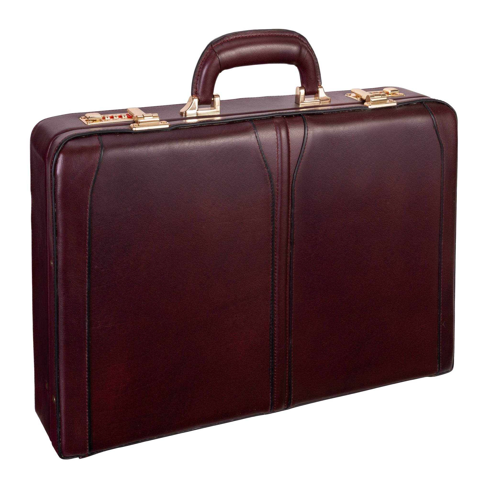 McKlein LAWSON Leather 3.5" Attaché Briefcase