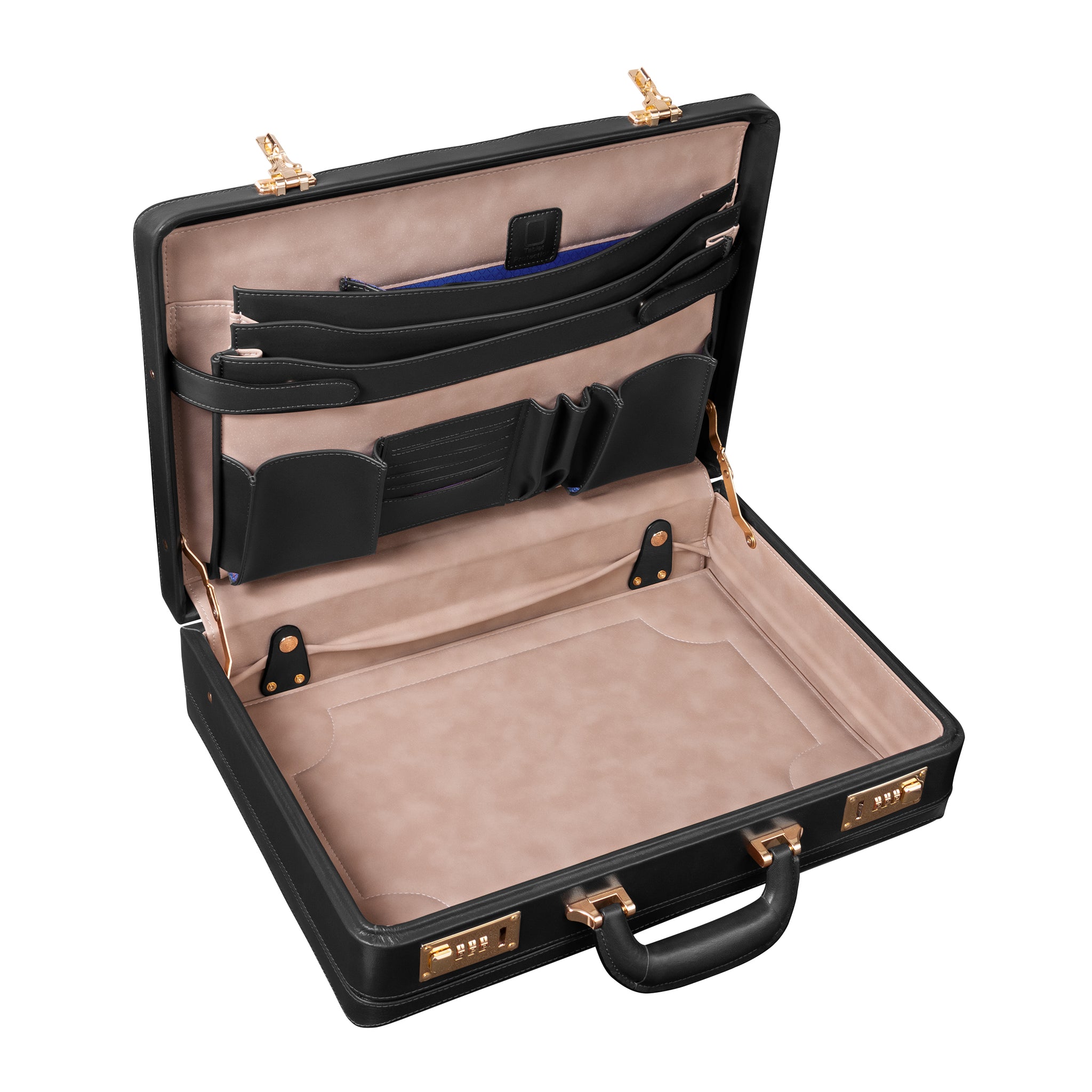 McKlein TURNER Leather 4.5" Expandable Attaché Briefcase