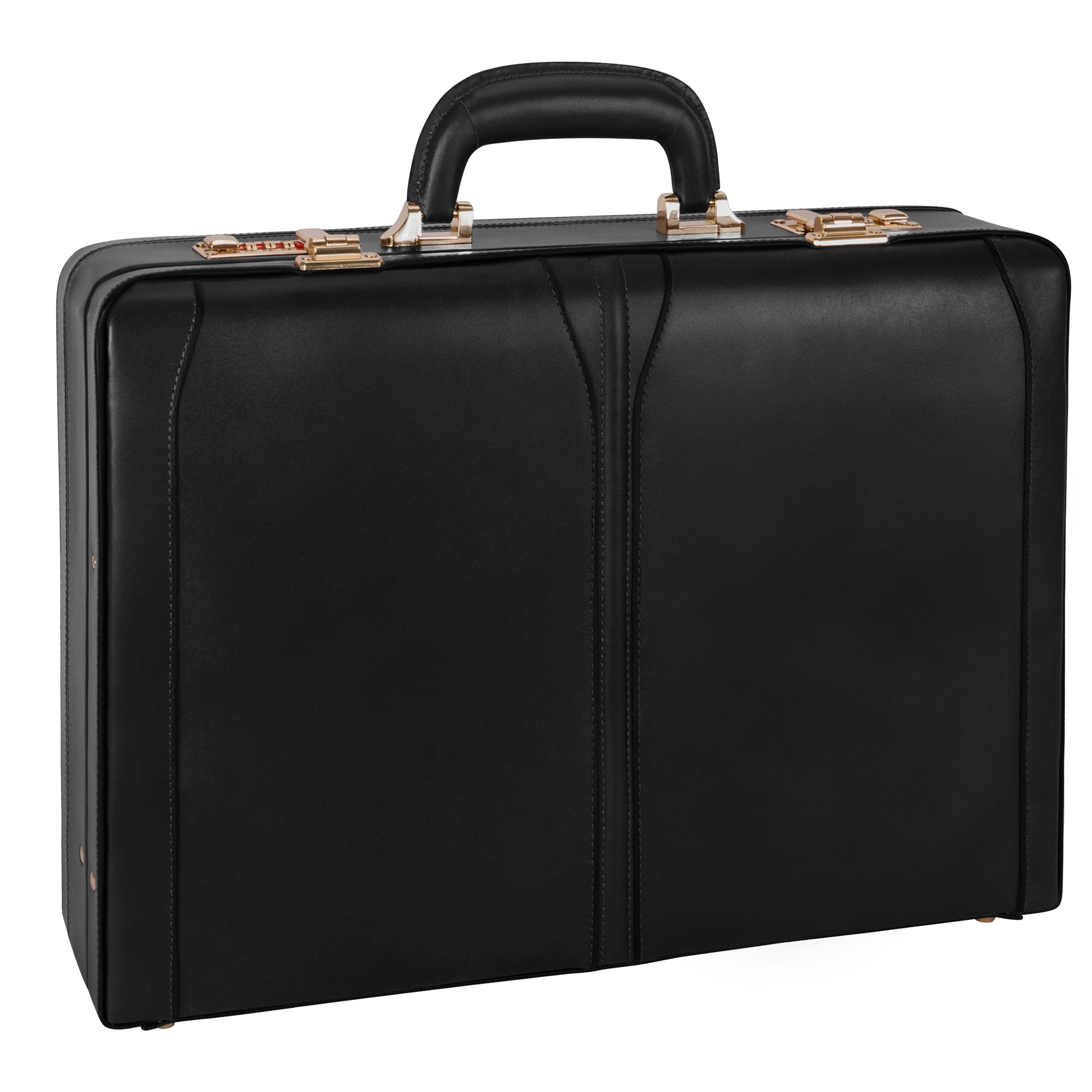 McKlein TURNER Leather 4.5" Expandable Attaché Briefcase
