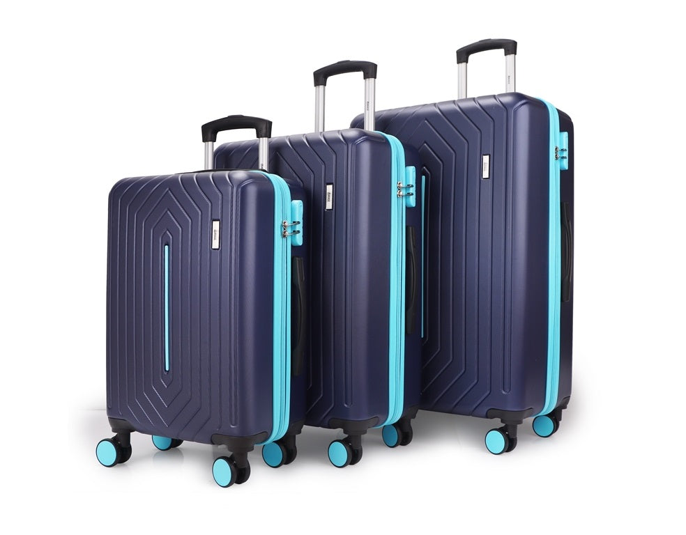 Mirage Mona 3 Piece Hardside Spinner Luggage Set