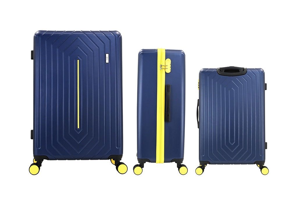 Mirage Mona 3 Piece Hardside Spinner Luggage Set