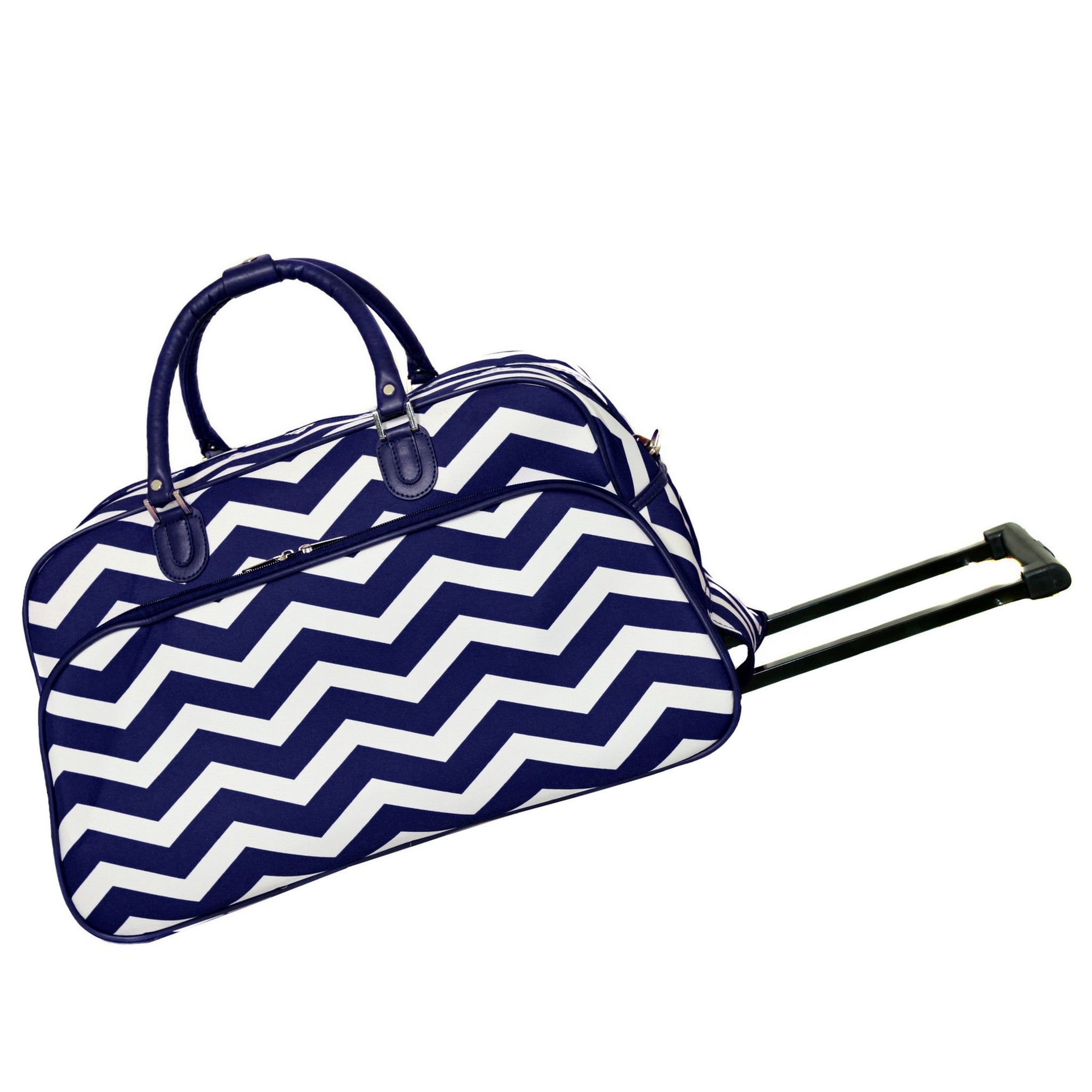 CalBags Chevron 21" Rolling Carry-On Duffel Bags