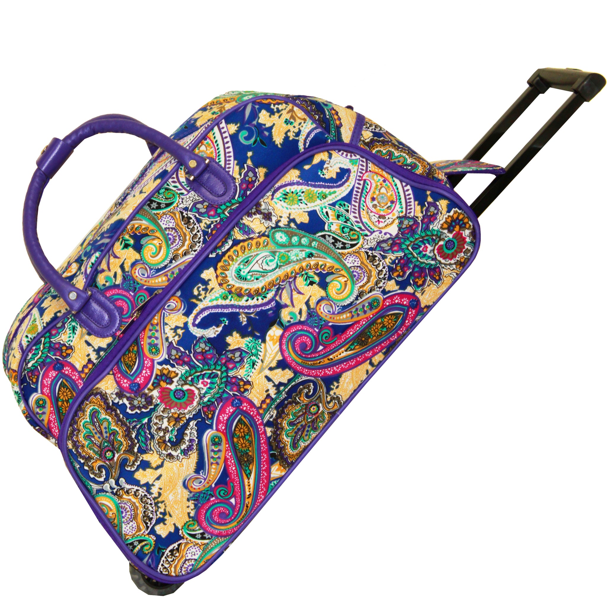 CalBags Paisley 21" Rolling Carry-On Duffel Bags