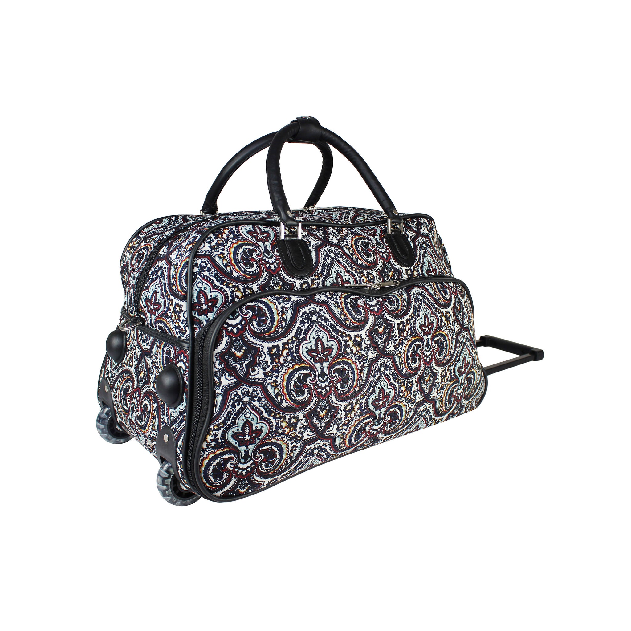 CalBags Paisley 21" Rolling Carry-On Duffel Bags