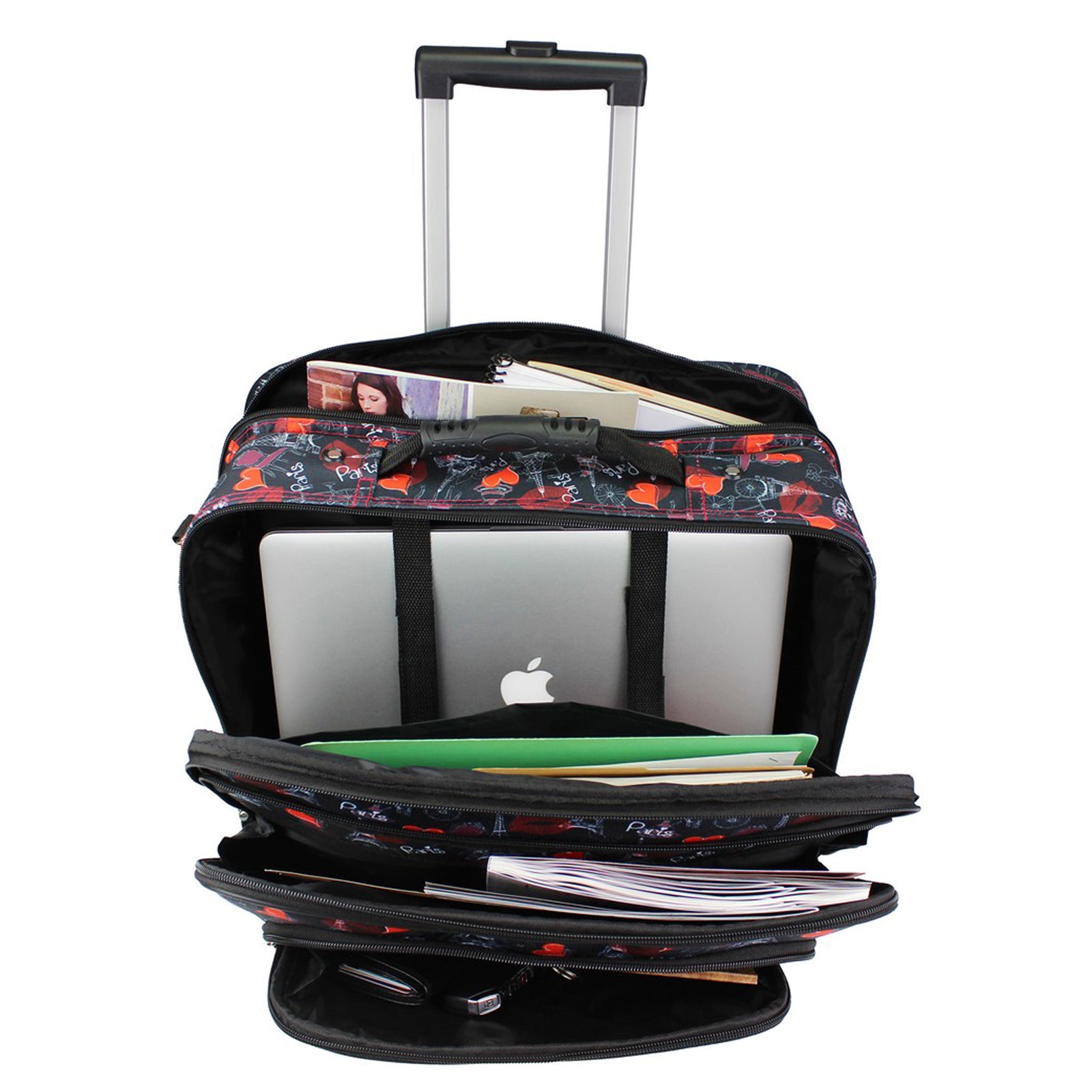 World Traveler Rolling 17-inch Laptop Case