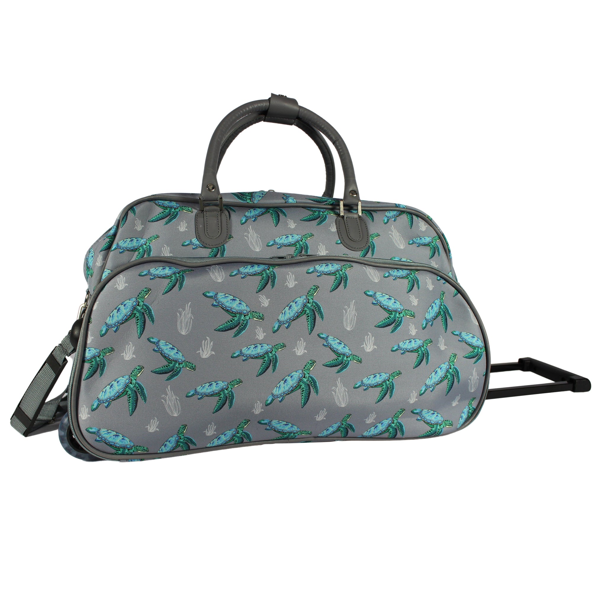 CalBags 21" Rolling Carry-On Duffel Bag - Turtles