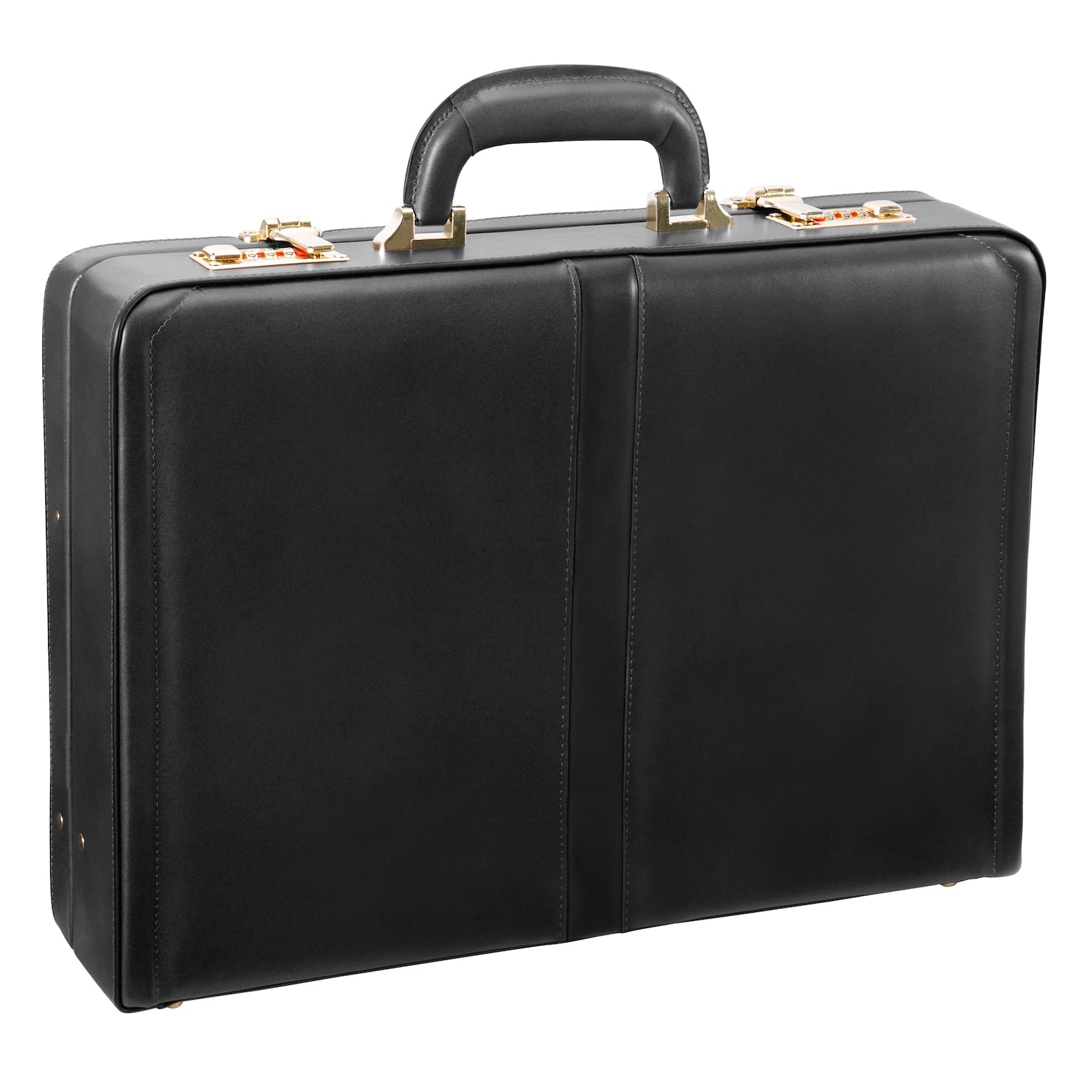 McKlein REAGAN Leather 3.5" Attaché Briefcase