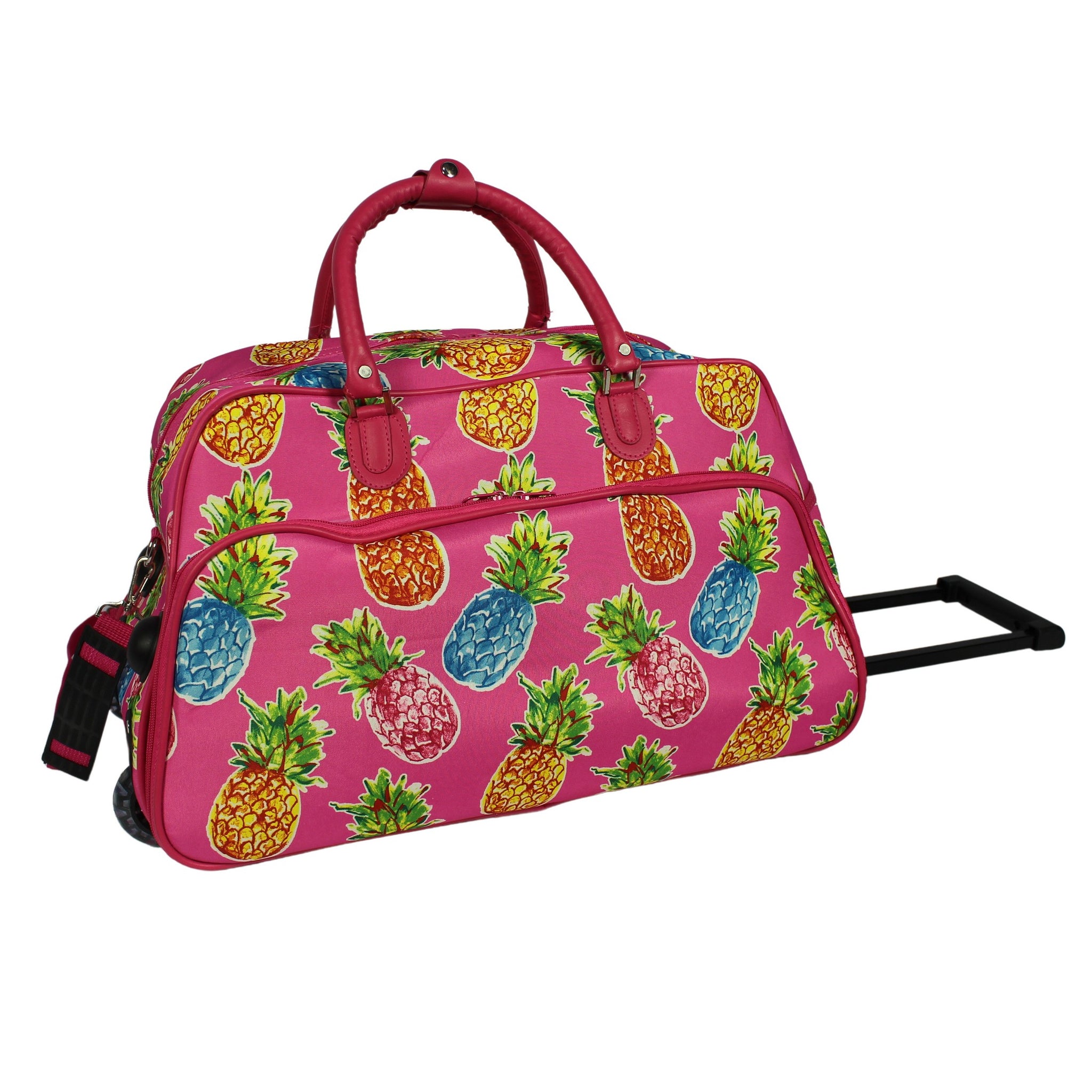 CalBags 21" Rolling Carry-On Duffel Bag - Pineapple