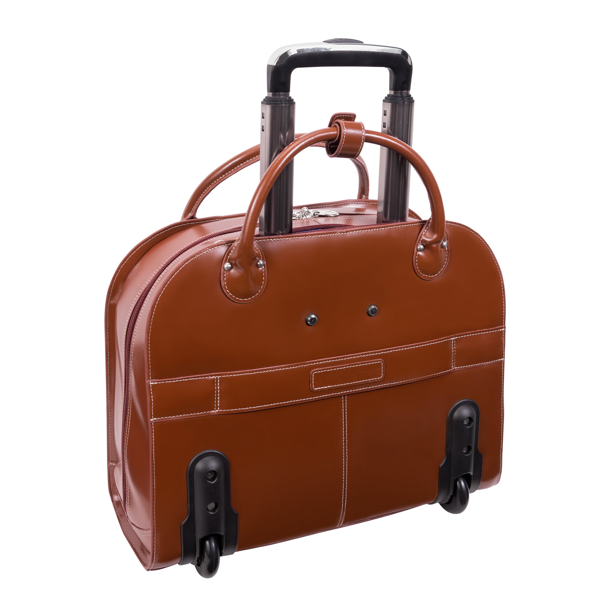 McKlein EDGEBROOK 15" Leather  Wheeled Ladies' Laptop Briefcase