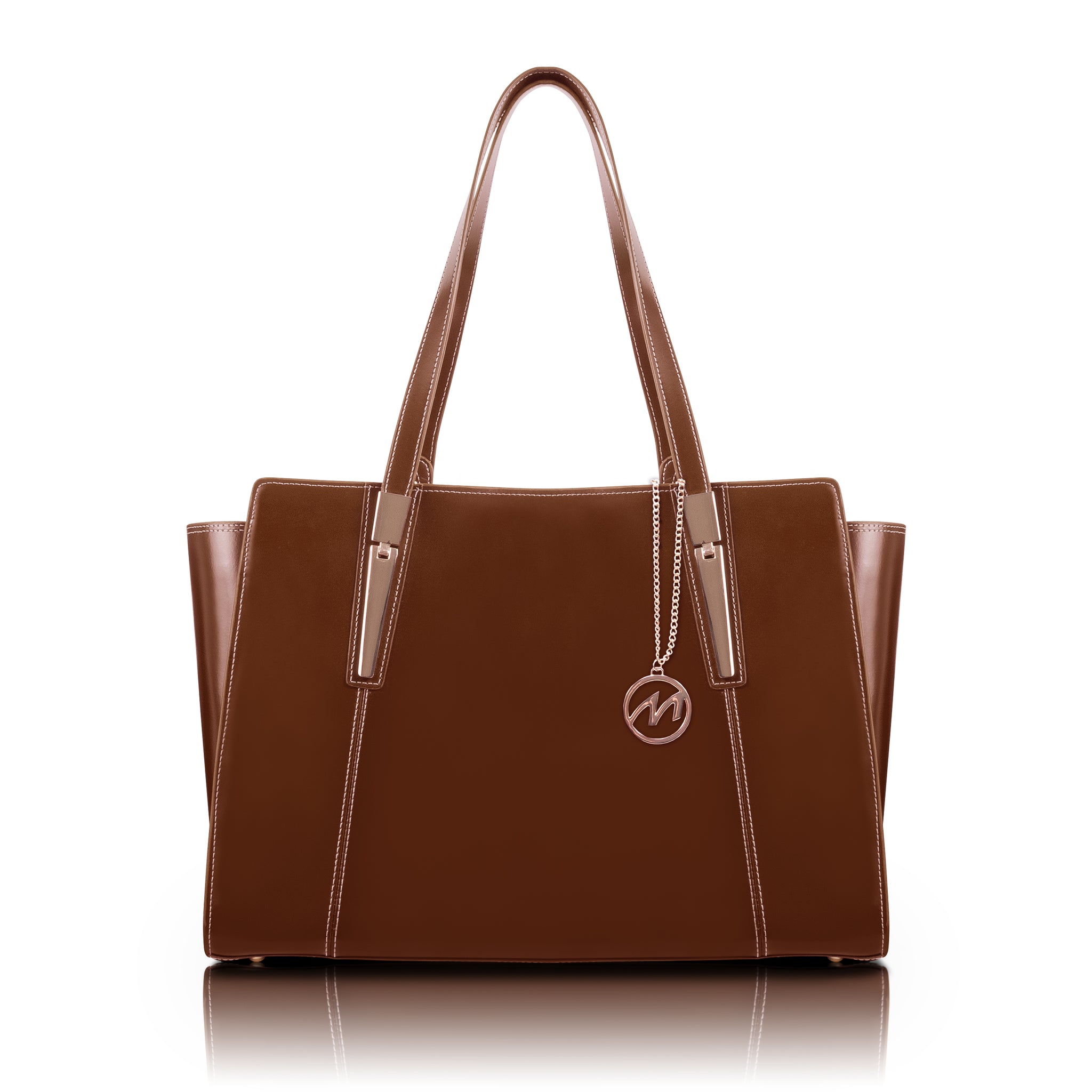 McKlein ALDORA Leather Ladies' Tote with Tablet Pocket