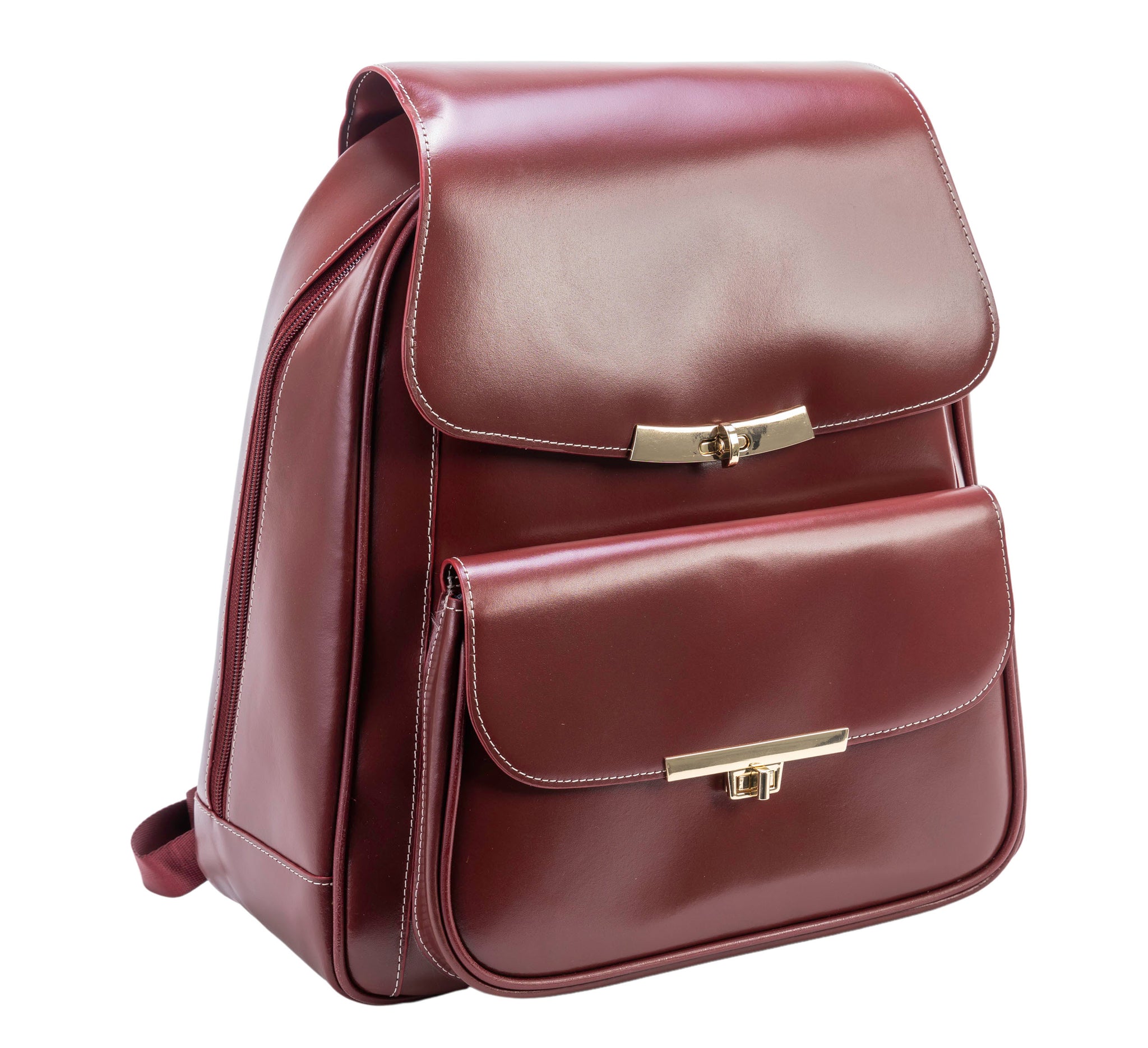 McKlein KENDALL Leather Laptop Tablet Backpack