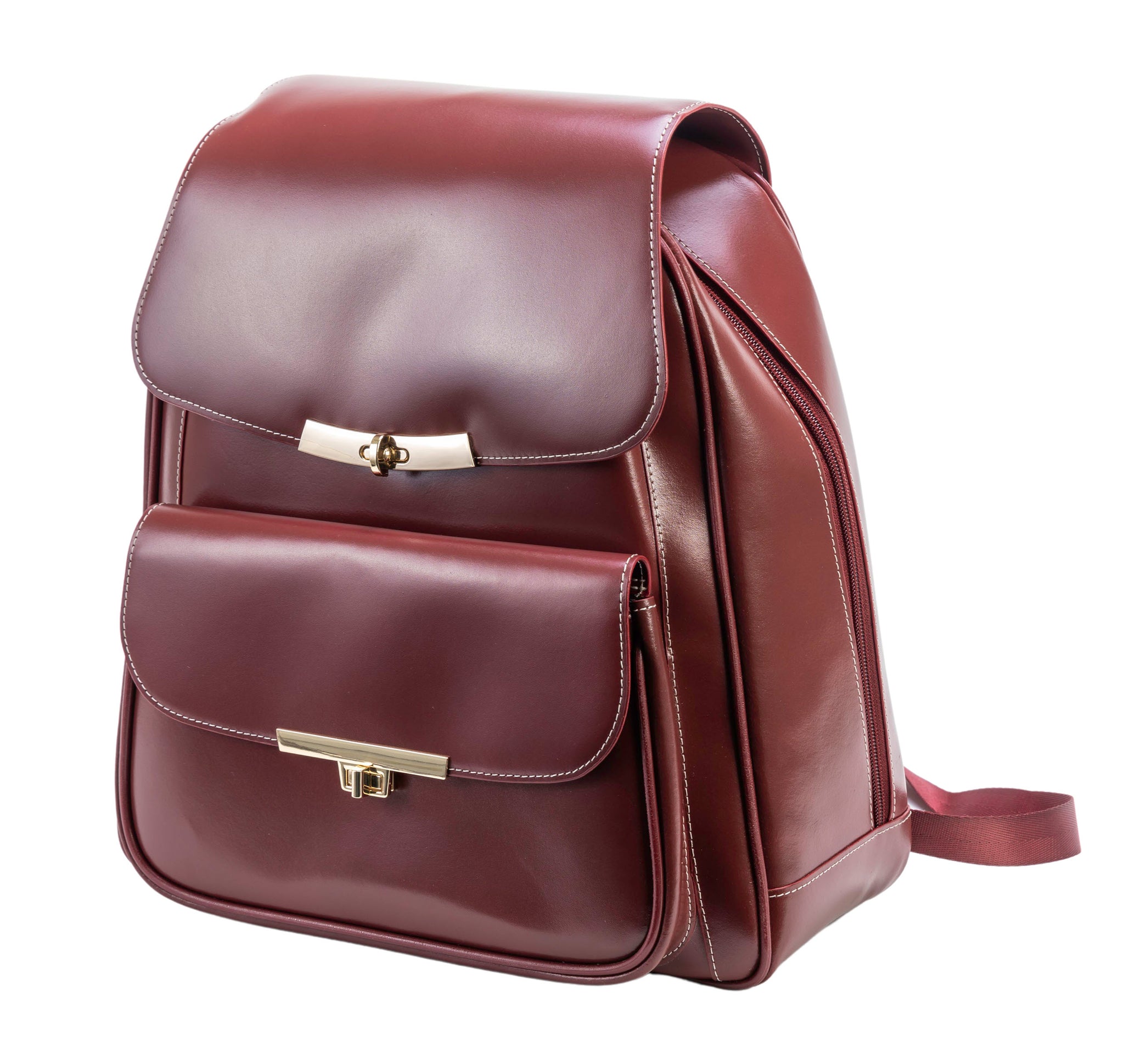 McKlein KENDALL Leather Laptop Tablet Backpack