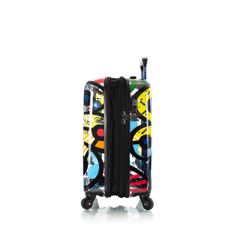 Heys Britto Butterfly Transparent 21" Carry-On Hardside Spinner Suitcase