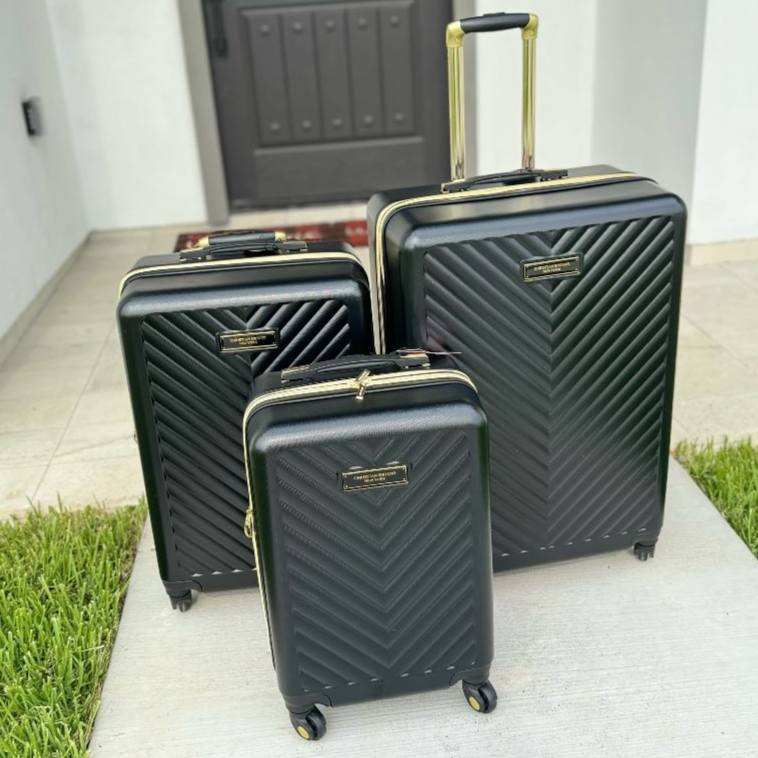 Addie 22" Hardside Spinner Luggage, Black