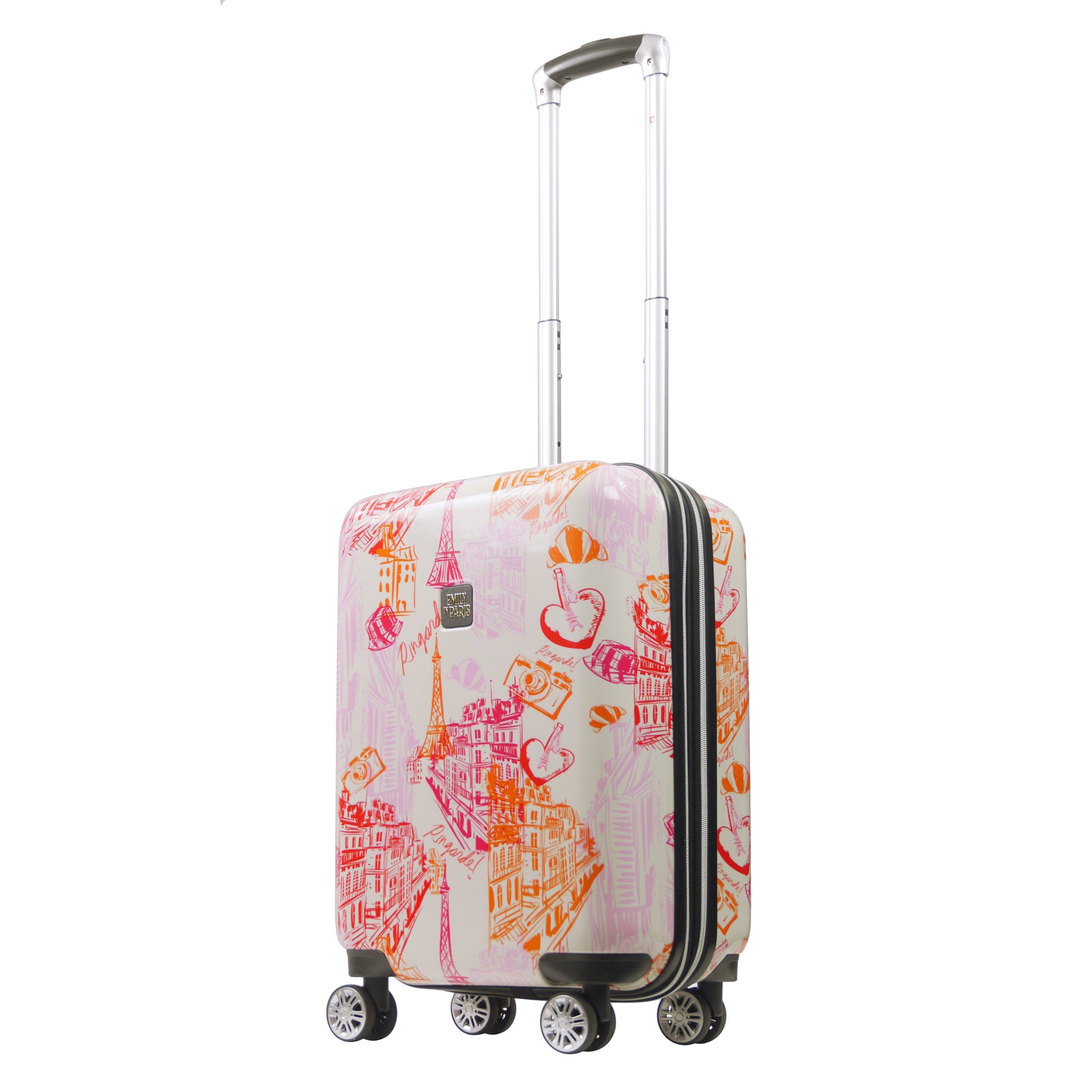 Emily in Paris Pink 21" Hardside Expandable Suitcase