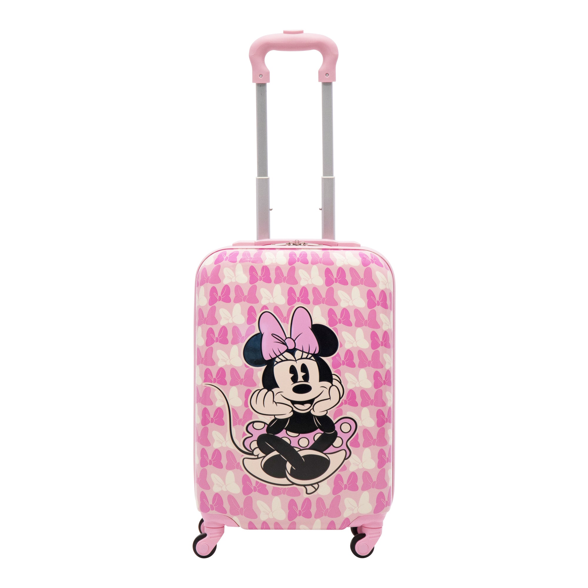Disney Ful Minnie Mouse Bows All Over Print Kids 21" Hardside Suitcase