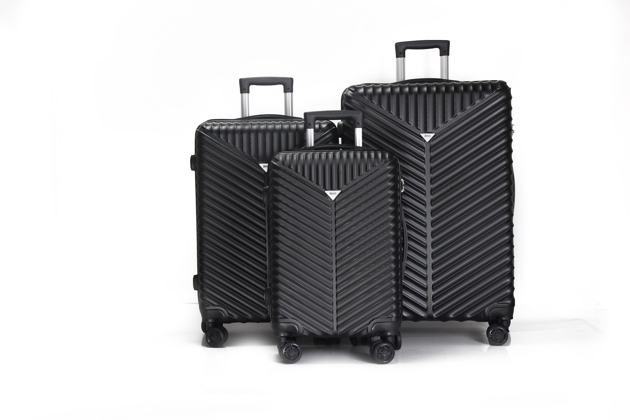 Mirage Lan 3 Piece Hardside Spinner Luggage Set