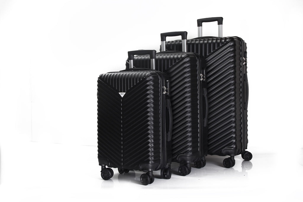 Mirage Lan 3 Piece Hardside Spinner Luggage Set