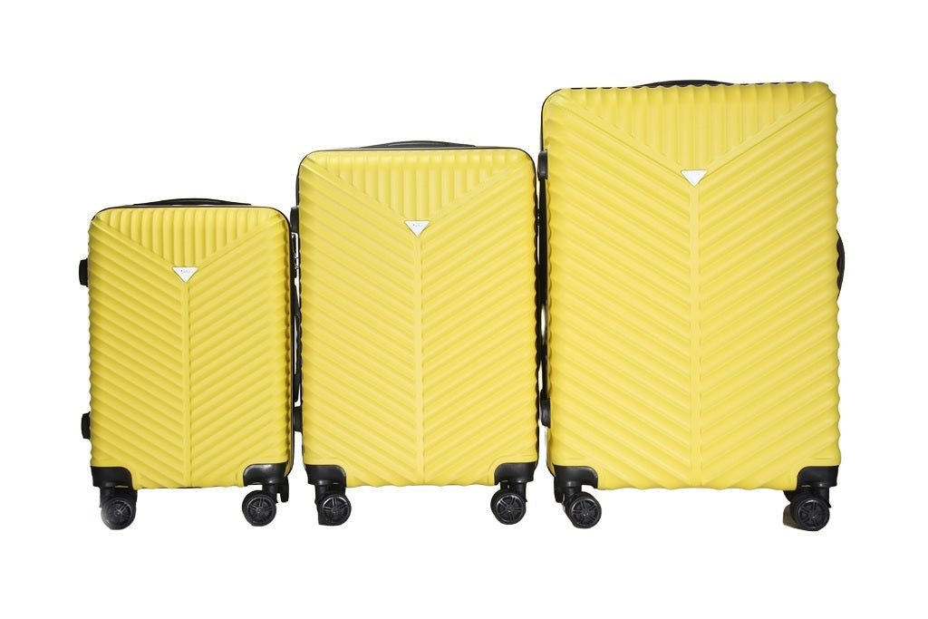 Mirage Lan 3 Piece Hardside Spinner Luggage Set