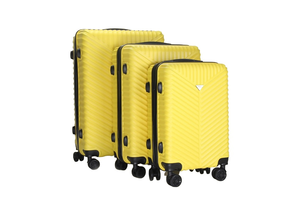 Mirage Lan 3 Piece Hardside Spinner Luggage Set