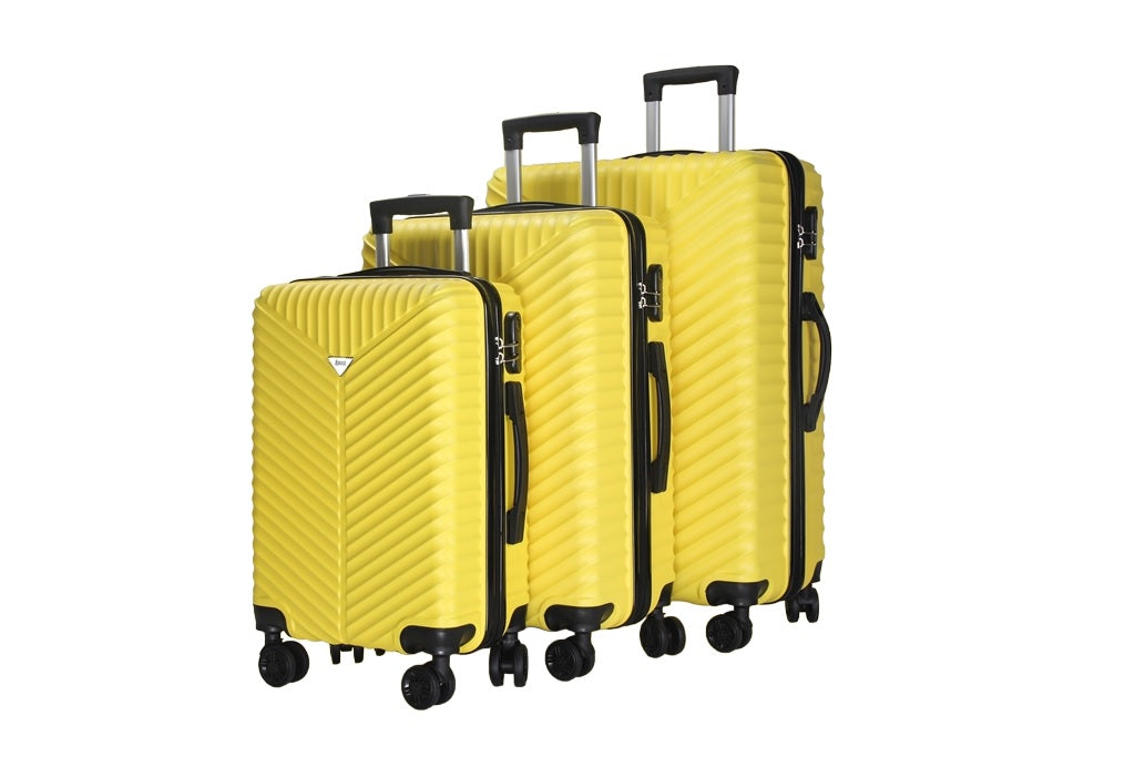 Mirage Lan 3 Piece Hardside Spinner Luggage Set