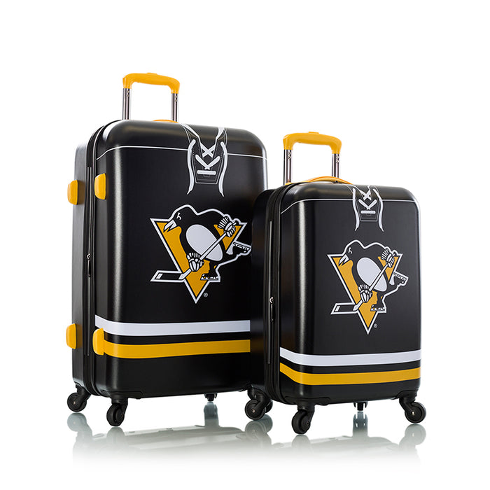 Heys NHL Pittsburgh Penguins 2 Piece Hardside Spinner Luggage Set
