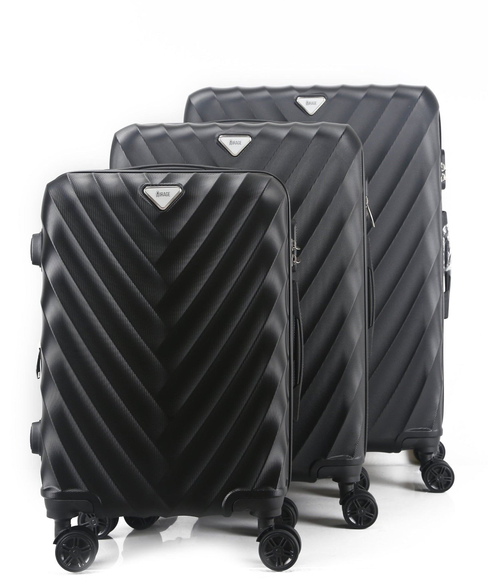 Mirage Ryan 3 Piece Hardside Spinner Luggage Set