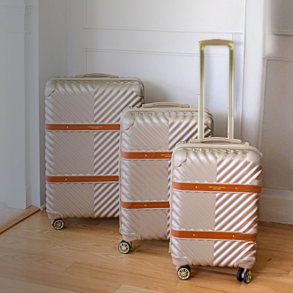 Stella 22.5" Hardside Spinner Luggage, Taupe