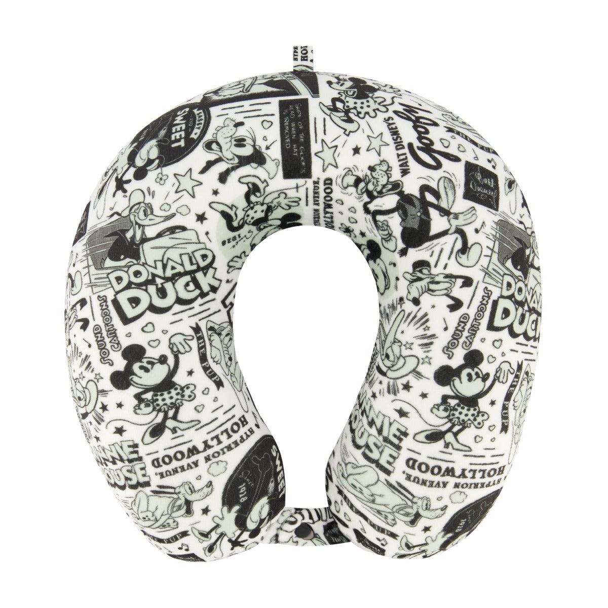 Disney Characters All Over Memory Foam Travel Neck Pillow