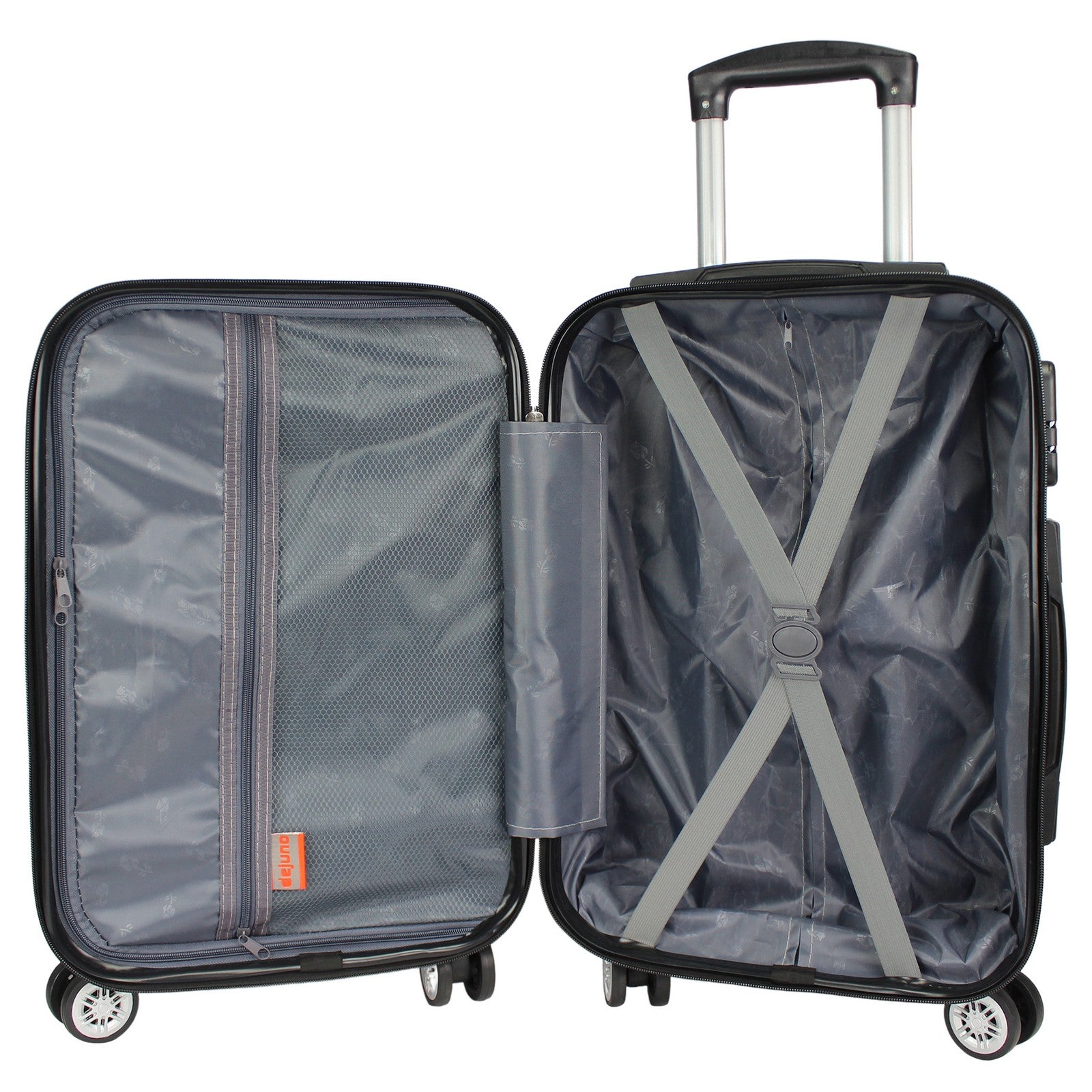 Dejuno Impact Hardside 3-Piece Spinner Luggage Set