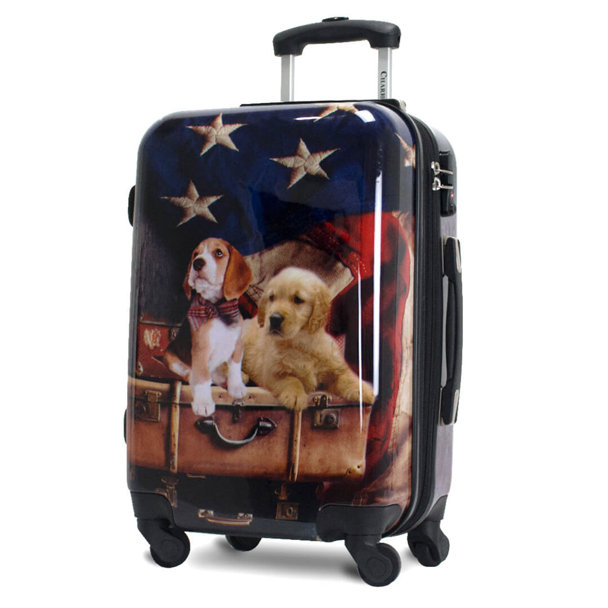 Chariot Freedom Pups 3-Piece Hardside Expandable Spinner Luggage Set