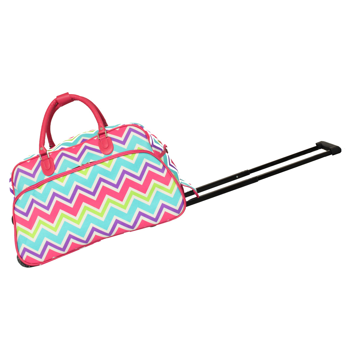 CalBags Chevron 21" Rolling Carry-On Duffel Bags