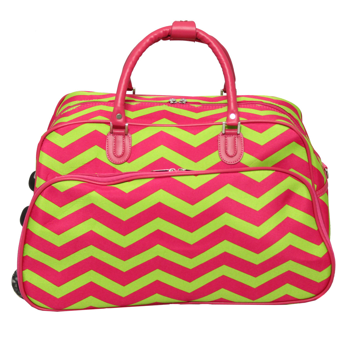 CalBags Chevron 21" Rolling Carry-On Duffel Bags