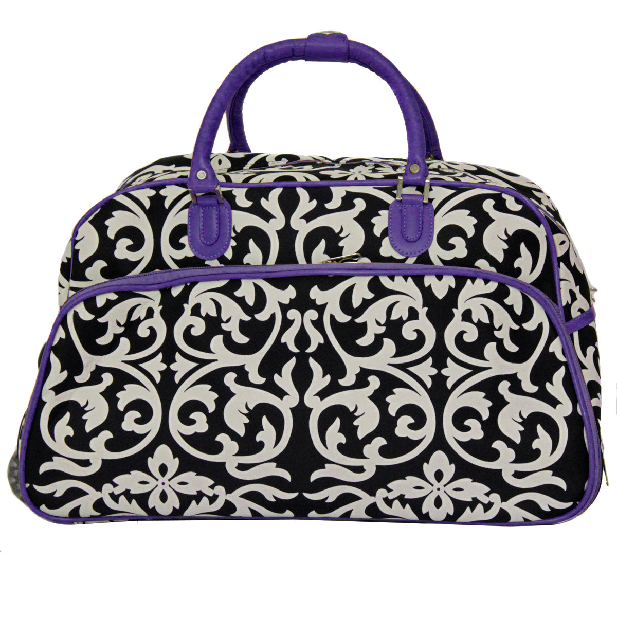CalBags Damask 21" Rolling Carry-On Duffel Bags