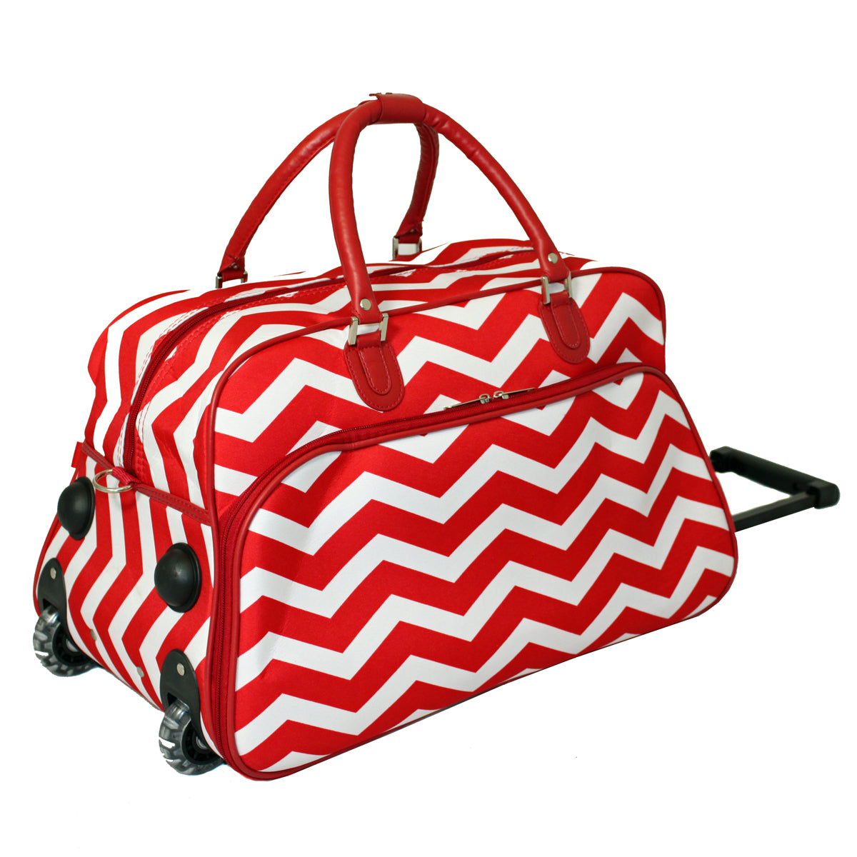 CalBags Chevron 21" Rolling Carry-On Duffel Bags