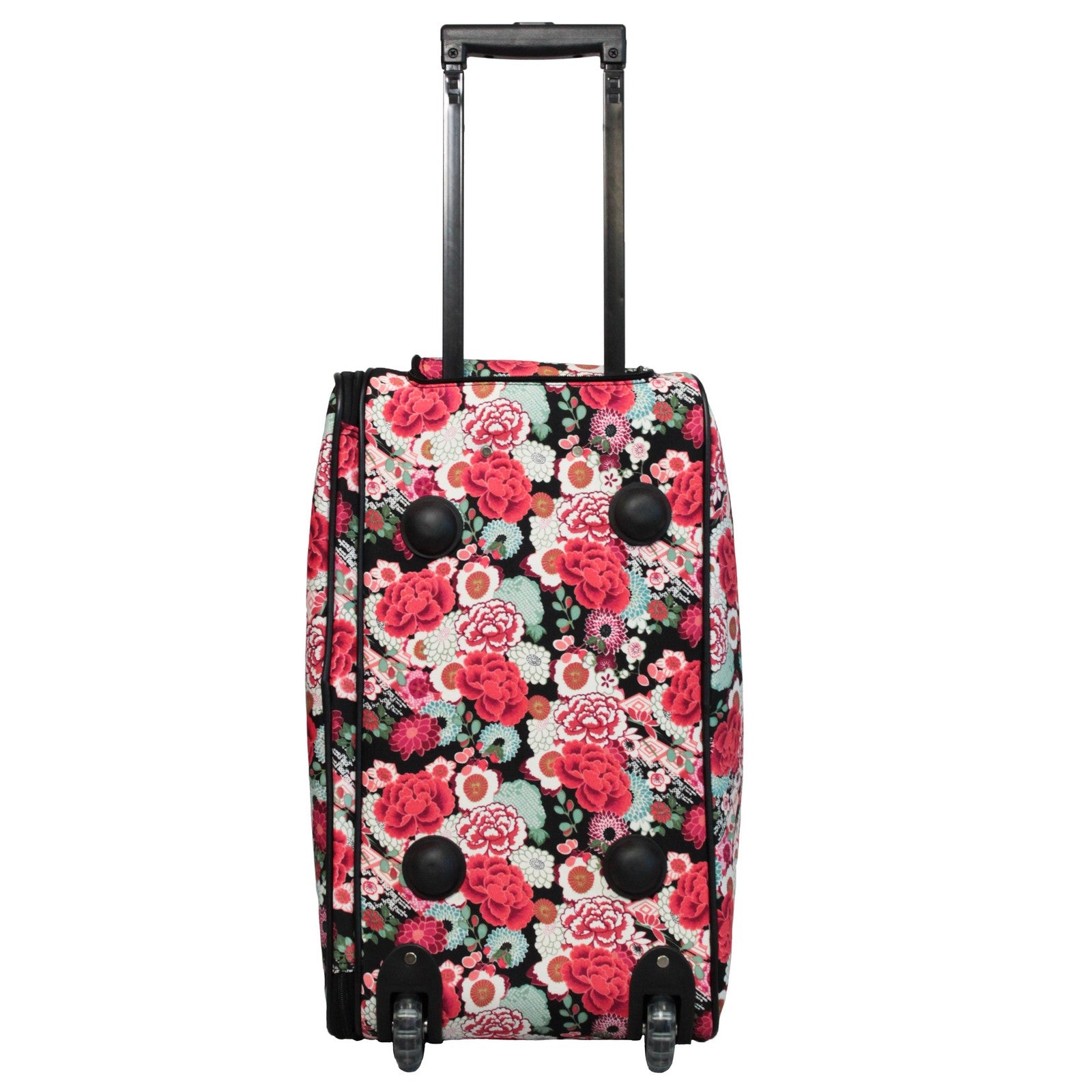 CalBags Floral 21" Rolling Carry-On Duffel Bags