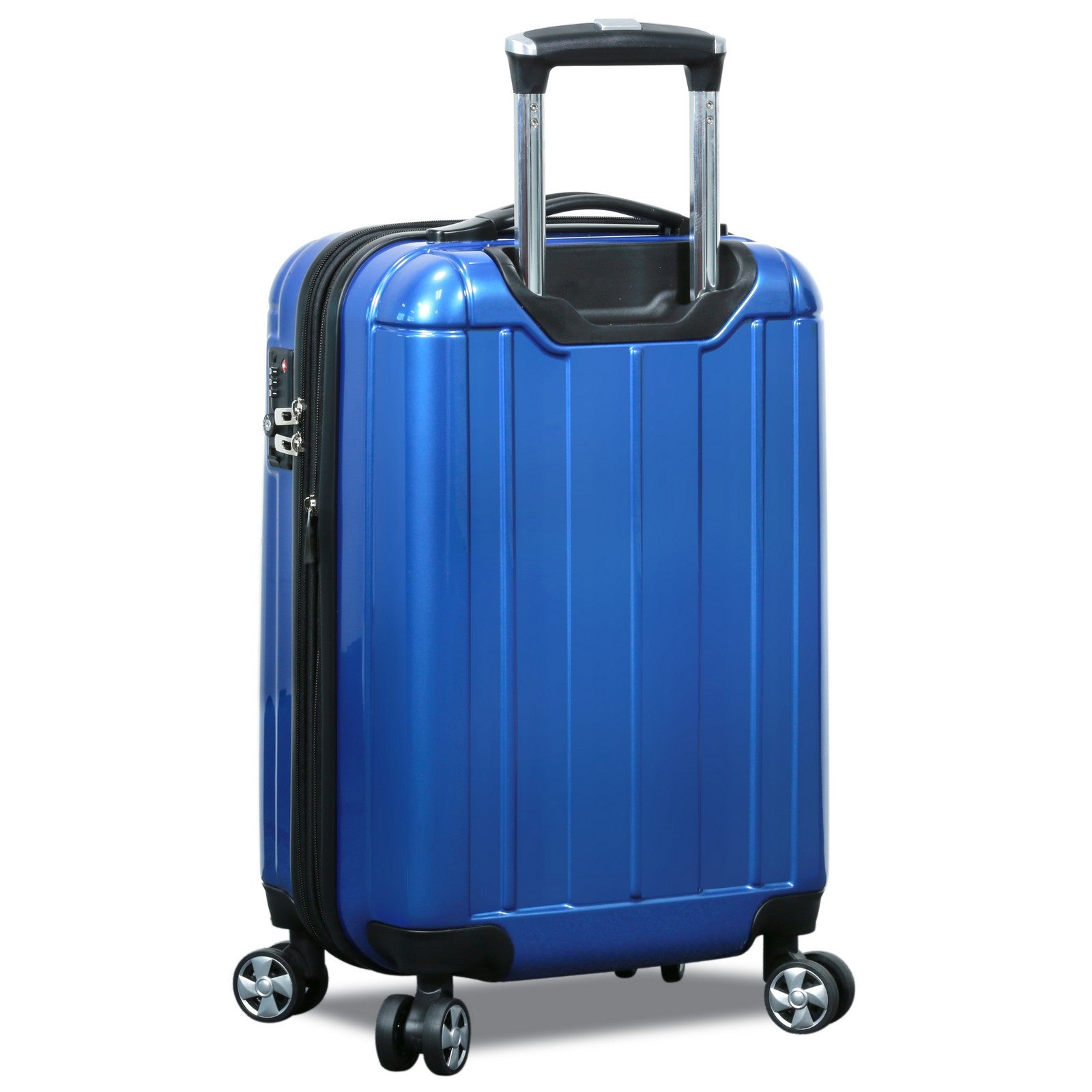 World Traveler Contour 20-Inch Carry-On Lightweight Polycarbonate Hardside Expandable Spinner Luggage with TSA Lock - Apple Green