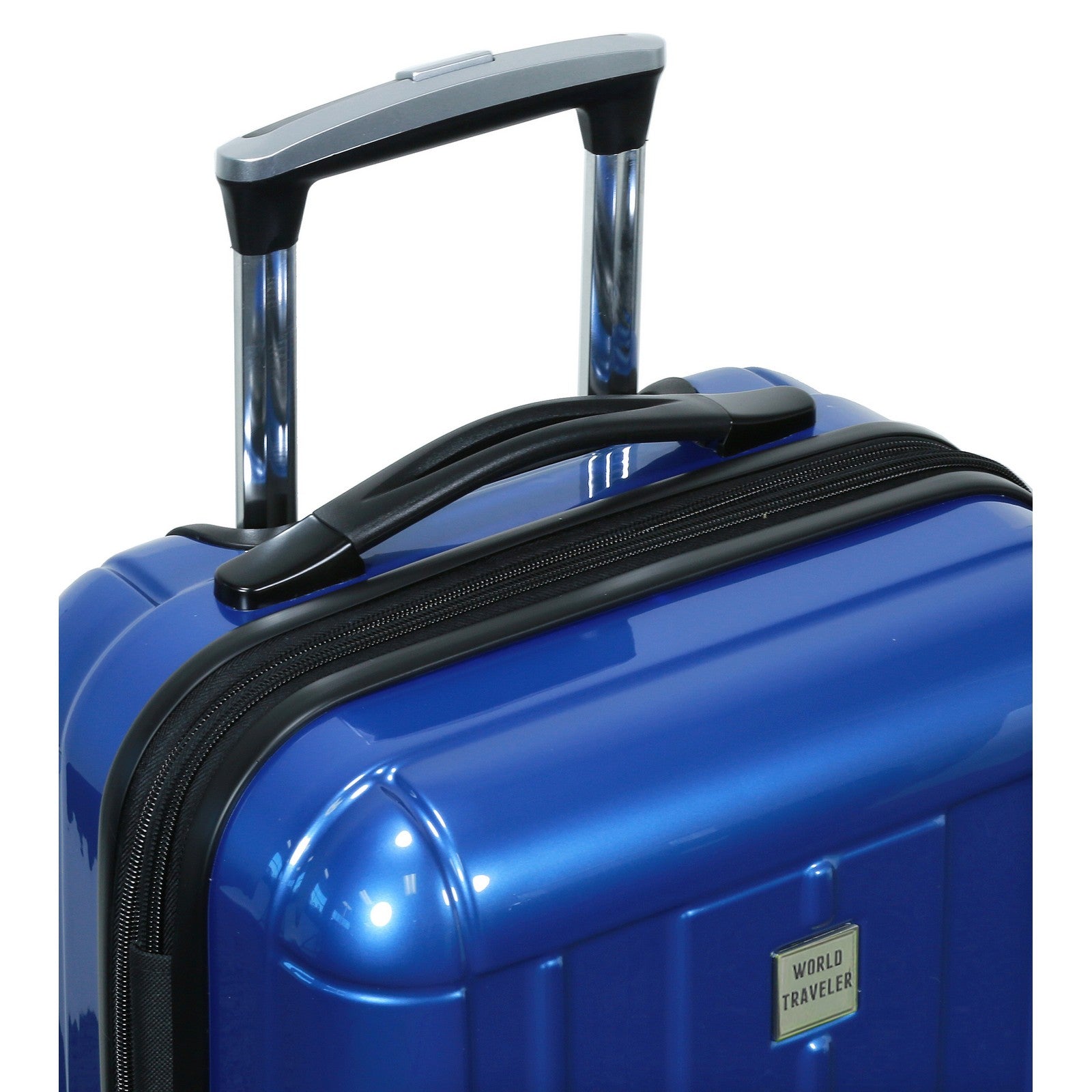World Traveler Contour 20-Inch Carry-On Lightweight Polycarbonate Hardside Expandable Spinner Luggage with TSA Lock - Apple Green