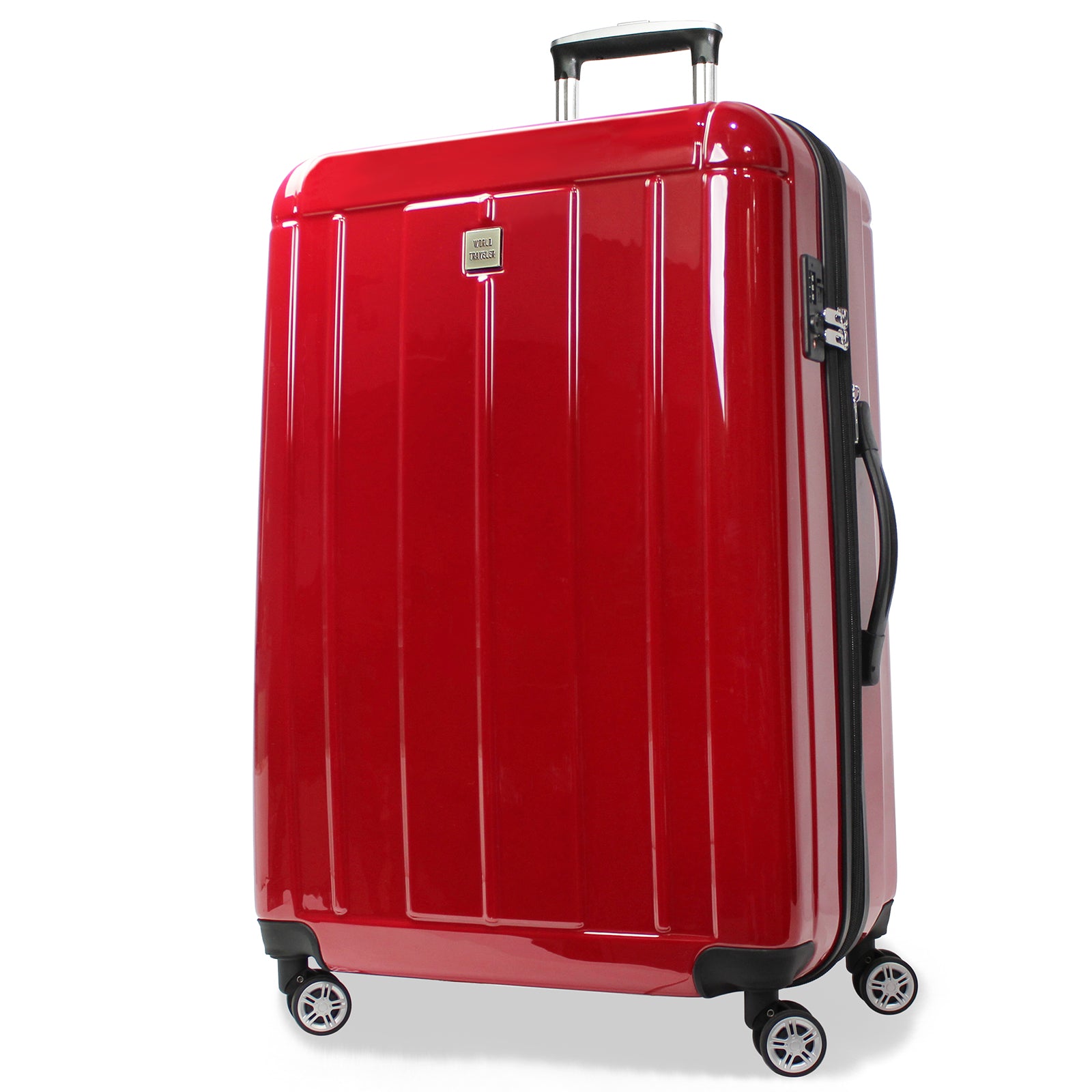 World Traveler Contour 28-Inch Lightweight Polycarbonate Hardside Expandable Spinner Luggage with TSA Lock - Apple Green